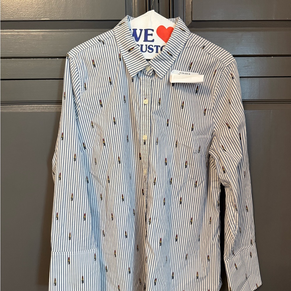 Ladies Striped Blue Shirt 💄